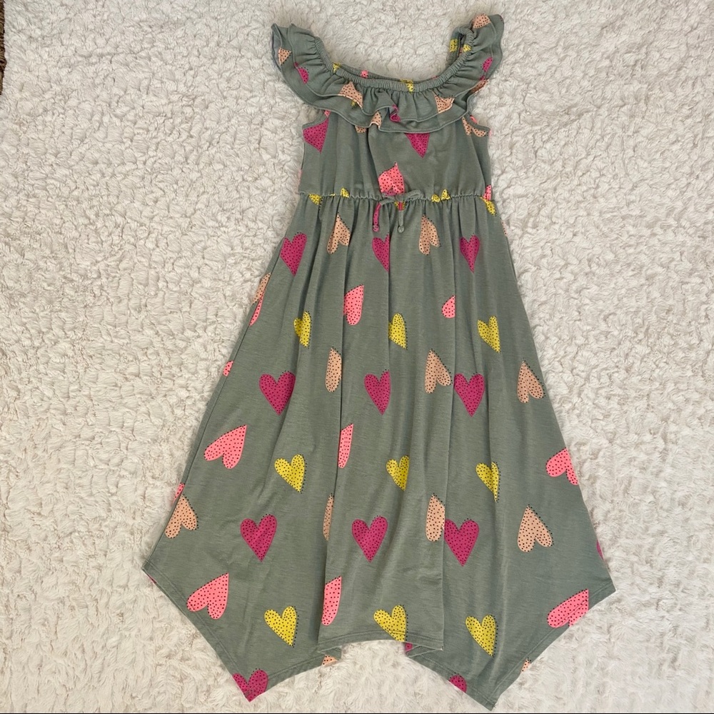 Girls Olive Maxi Dress